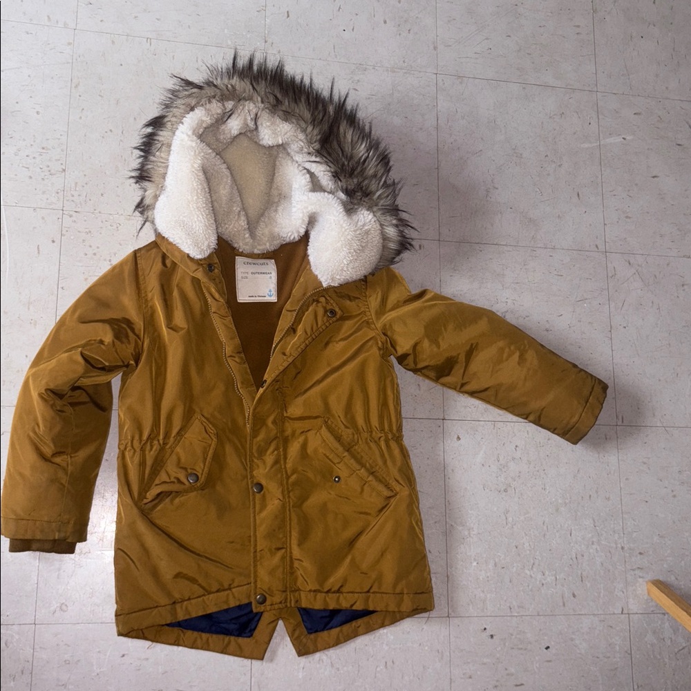 Zara  Tan parka coat